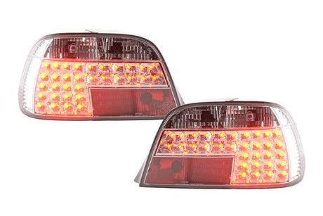 BMW 7-series E38 Chrome Clear LED Taillights Set (1995-2002) - K2 Industries
