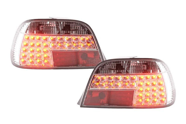 BMW 7-series E38 Chrome Clear LED Taillights Set (1995-2002) - K2 Industries