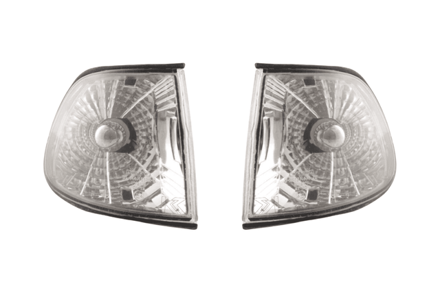 BMW 7-Series E38 Clear Chrome Front Corner Lights 1994-1998 - K2 Industries