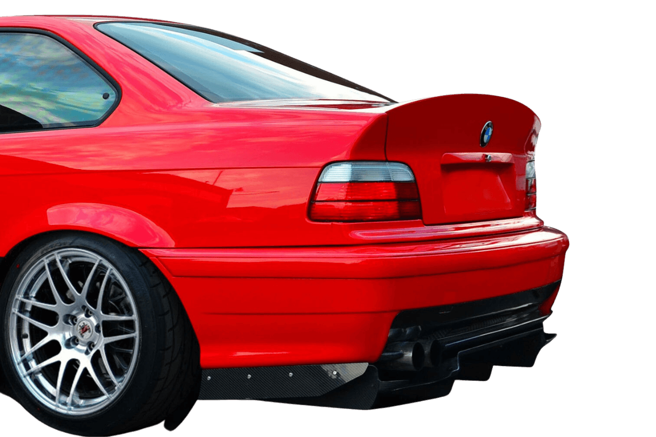 BMW E36 Coupe Series 3 M3 CSL Inspired Ducktail Trunk Spoiler 1990 bmw-e36-coupe-series-3-m3-csl-inspired-ducktail-trunk-spoiler-1990