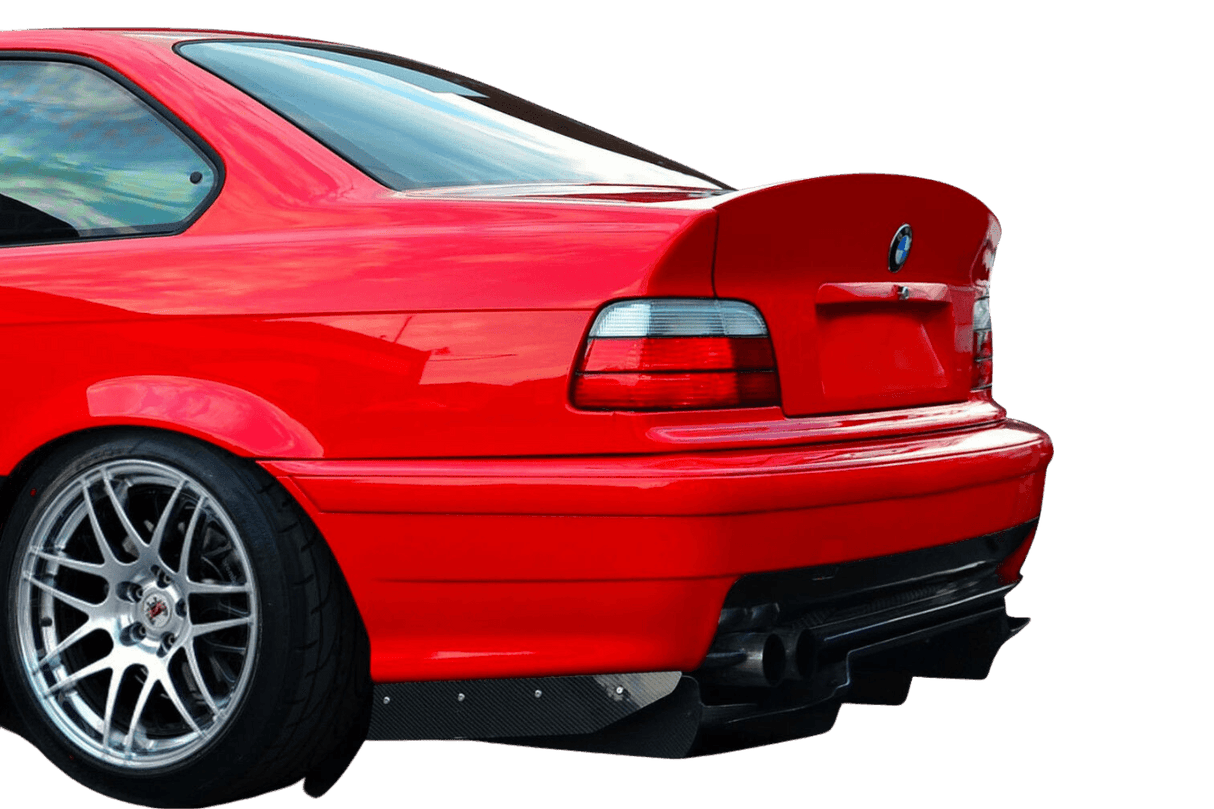 BMW e36 Coupe Series 3 M3 CSL Inspired Ducktail Trunk Spoiler (1990 - 1999) - K2 Industries