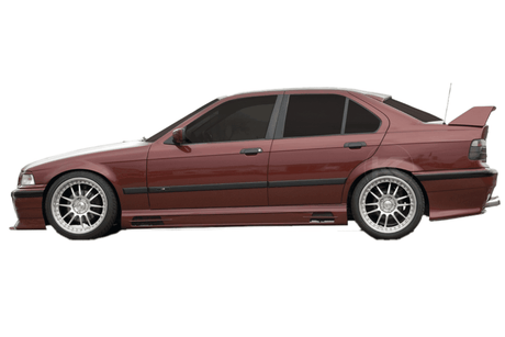 BMW E36 Rieger Side Skirts - Vented Type 1 (1990-1999) - K2 Industries