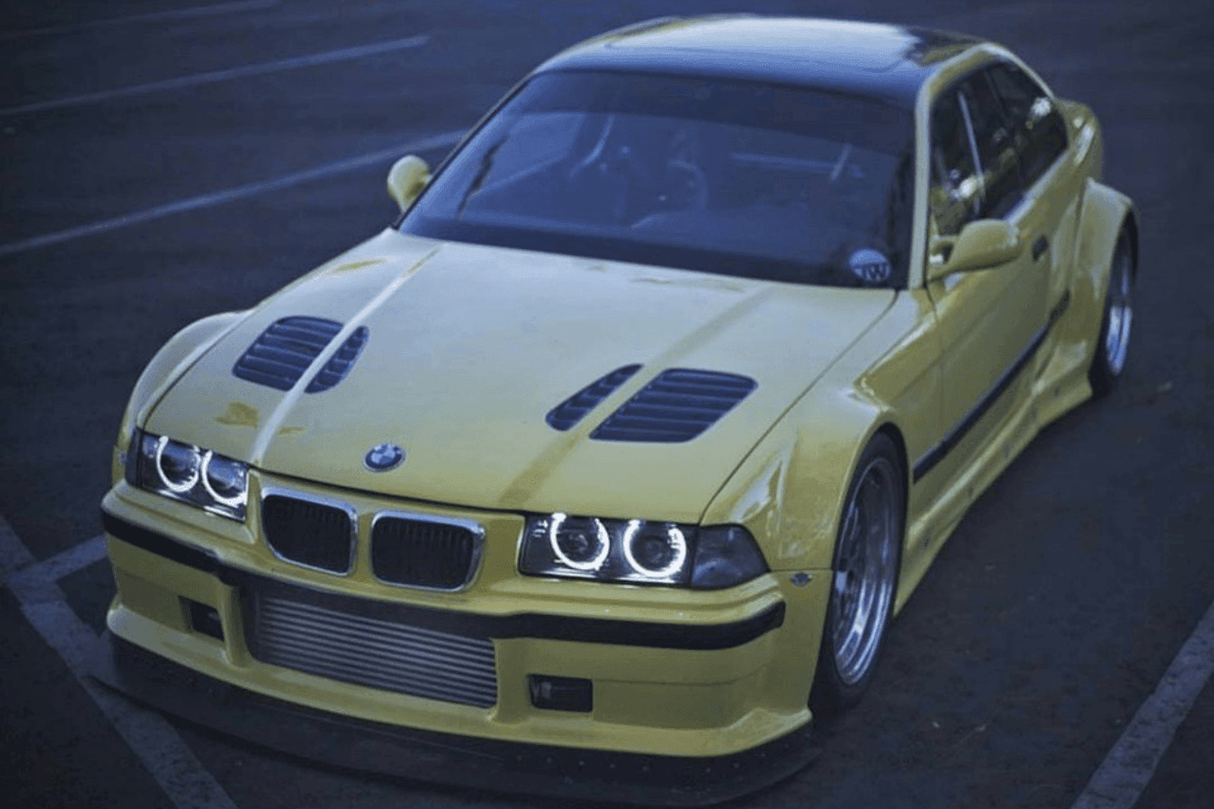 BMW E36 Series 3 GTR Inspired Front Hood Gills (1990 - 1999) - K2 Industries