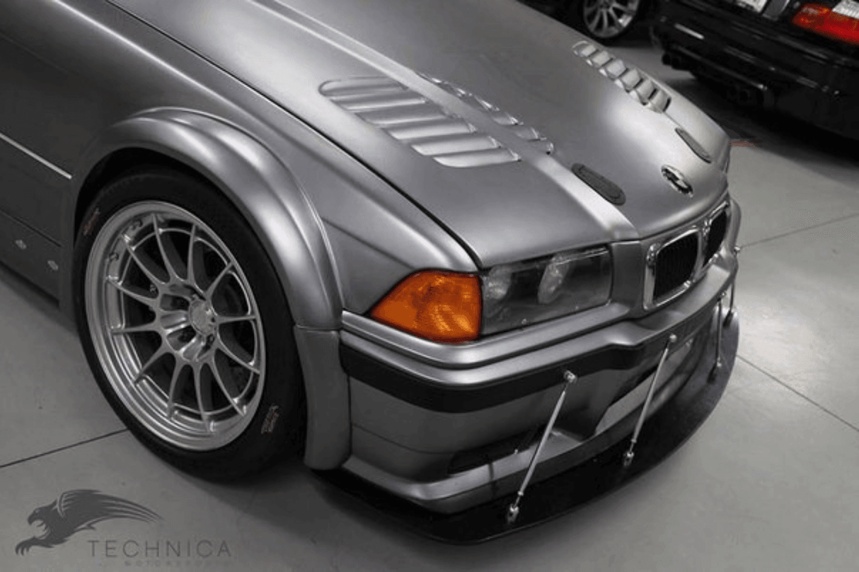 BMW E36 Series 3 GTR Inspired Front Hood Gills (1990 - 1999) - K2 Industries