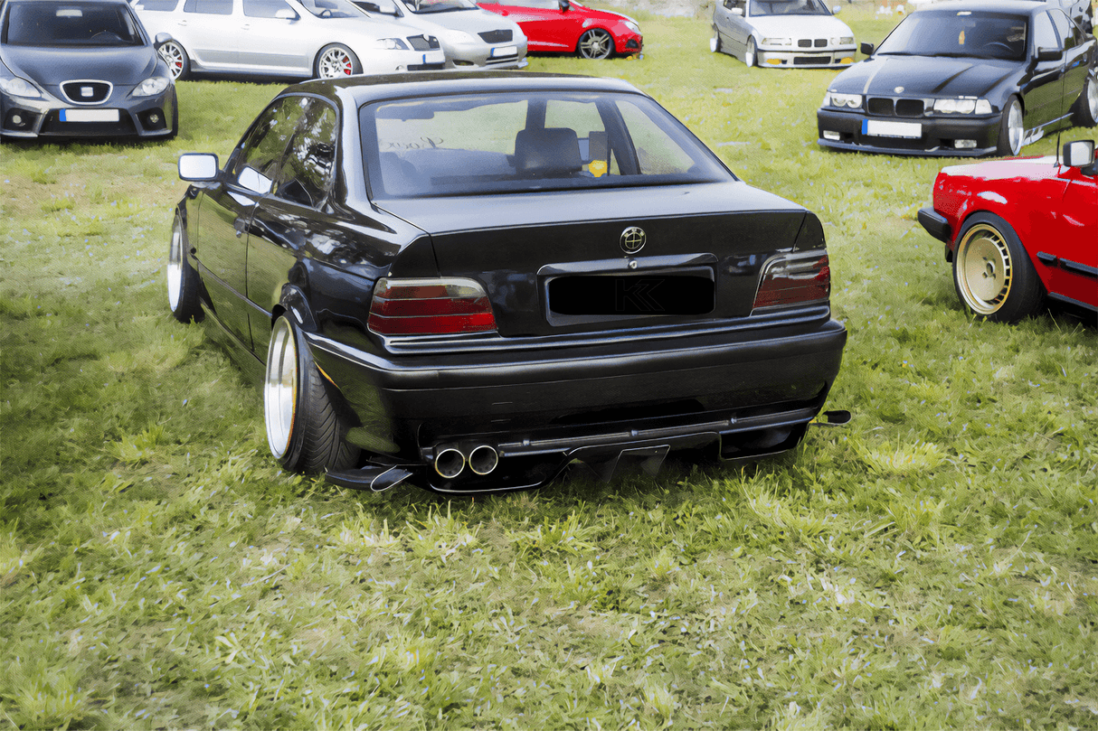 BMW E36 Series 3 MaxStyle Rear Diffuser (1992 - 1999) - K2 Industries