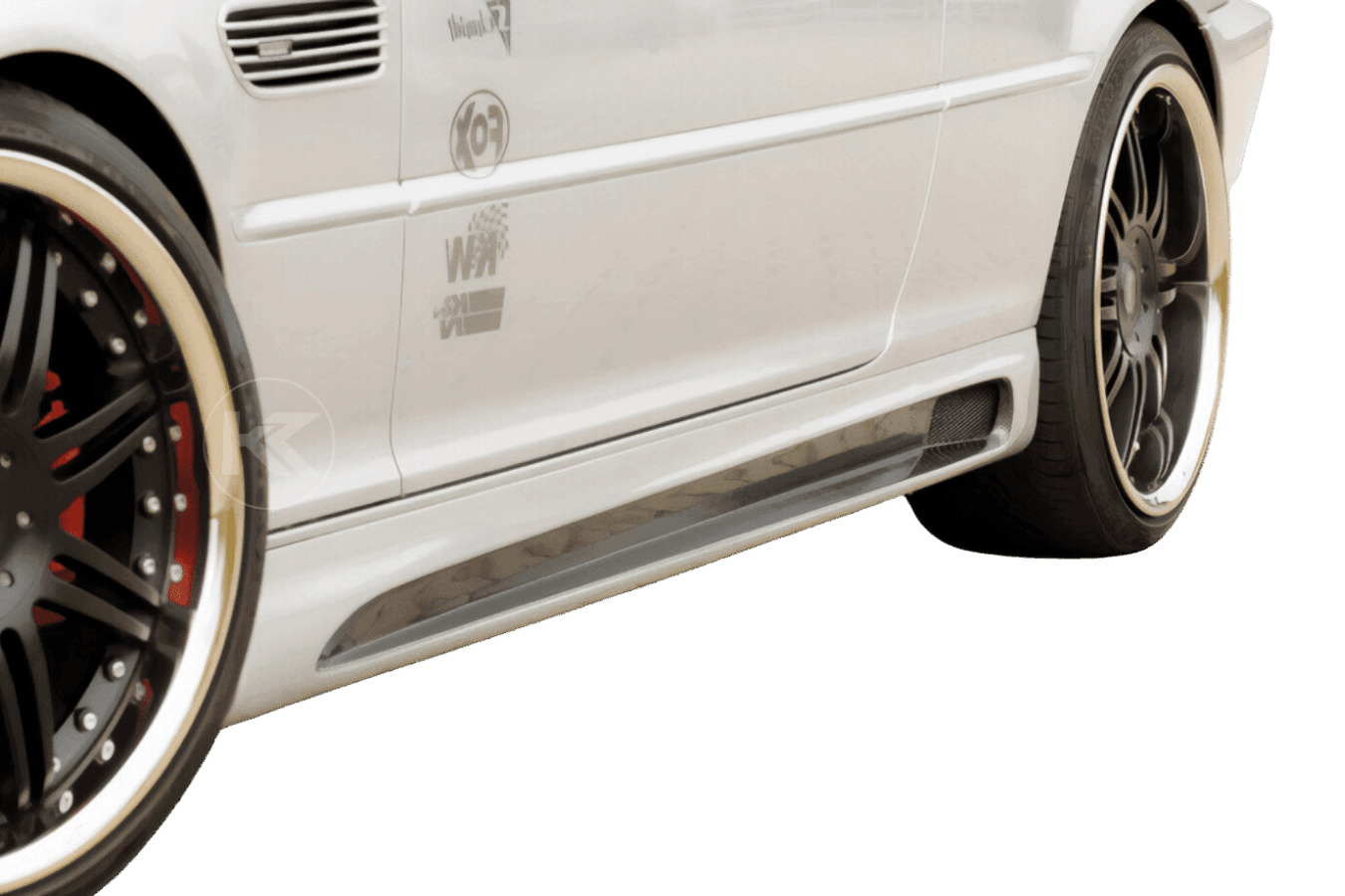 BMW E46 All Models Rieger Vented Side Skirts V2