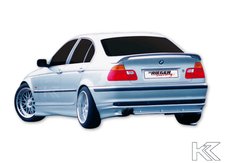 BMW E46 Sedan Rieger Rear Skirt Extension V1 (1998-2001) - K2 Industries