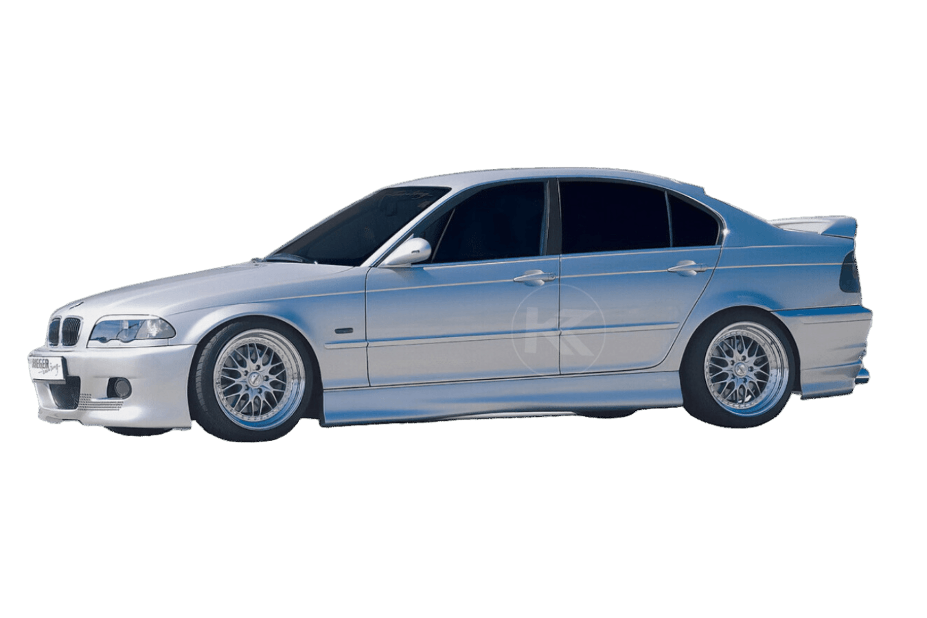 BMW E46 Sedan/Compact/Touring - Rieger "Twisty" Side Skirts - K2 Industries