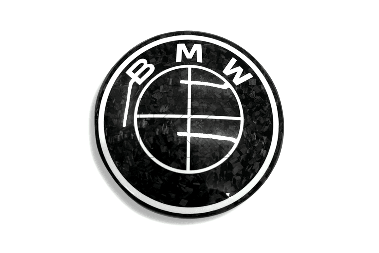 BMW Roundel Emblem Covers - Full Carbon Fiber