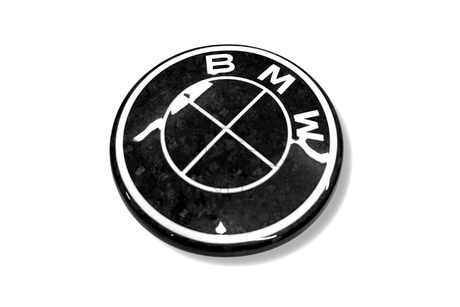 BMW Roundel Emblem Covers - Forged Carbon Style Emblem - K2 Industries