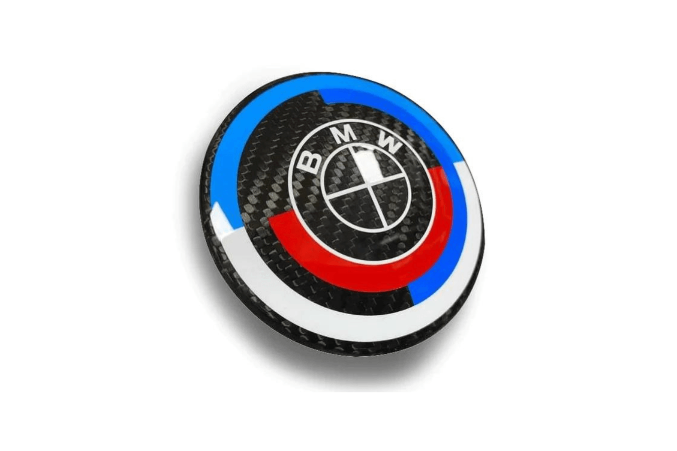 BMW Roundel Emblems - Full Carbon 50th Anniversary Style - K2 Industries