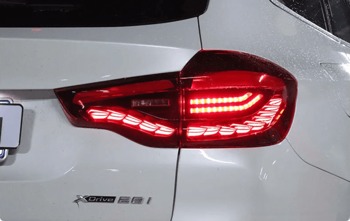 BMW X3 G01 iX3 G08 LED GTS / Dragon Scale Style Taillights (Red or Black) (2019-2022) - K2 Industries