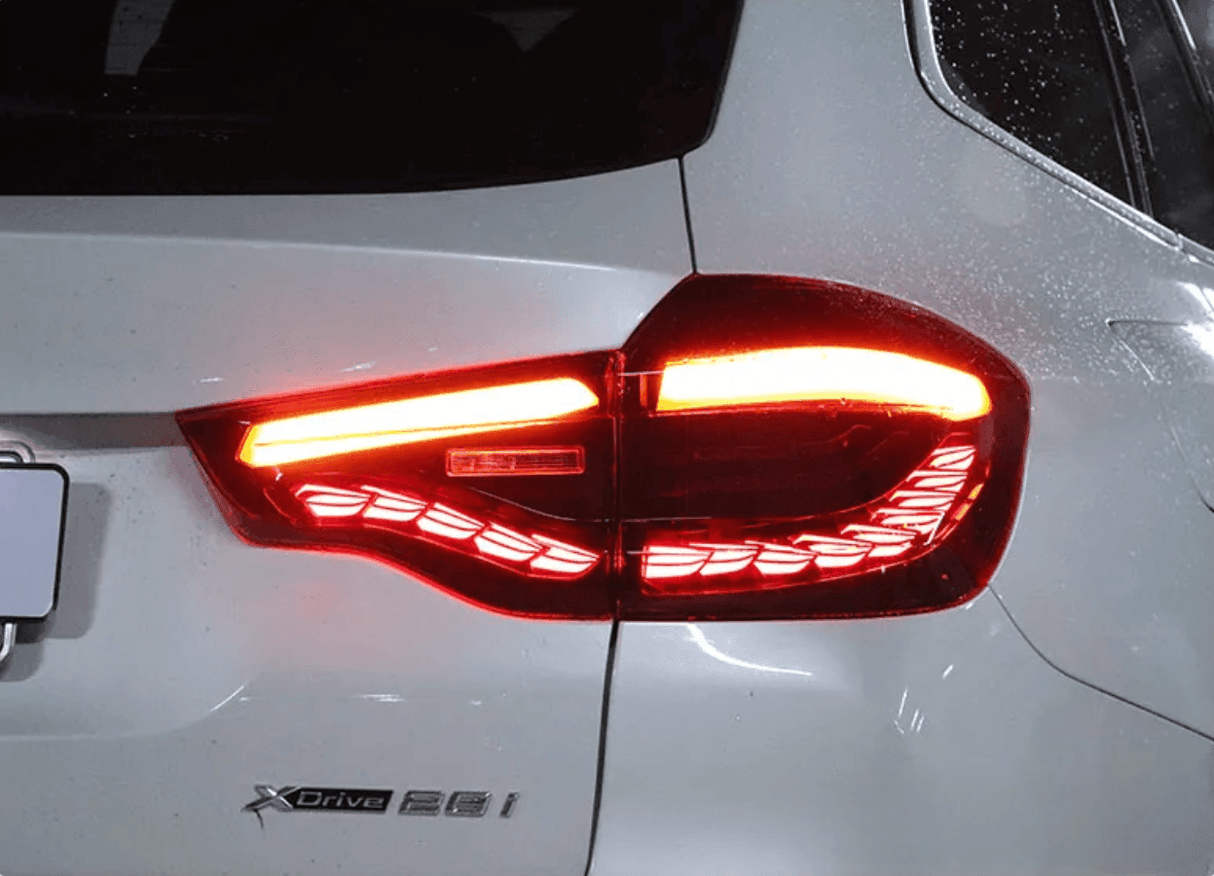BMW X3 G01 iX3 G08 LED GTS / Dragon Scale Style Taillights (Red or Black) (2019-2022) - K2 Industries