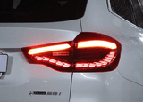 BMW X3 G01 iX3 G08 LED GTS / Dragon Scale Style Taillights (Red or Black) (2019-2022) - K2 Industries