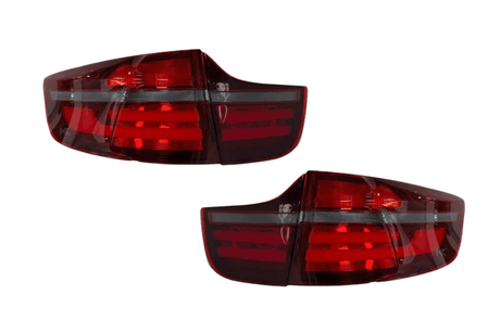 BMW X6 E71 Red and Smoked LED Tail Light Upgrades 2007-2014 - K2 Industries