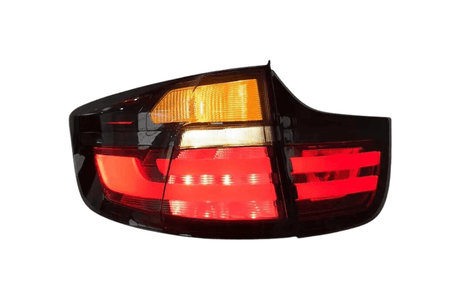 BMW X6 E71 Red and Smoked LED Tail Light Upgrades 2007-2014 - K2 Industries