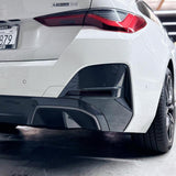 2021-2024 BMW i4 e35 e40 m50 Rear Bumper Reflector Pre-Cut Overlay SMOKE BLACKOUT