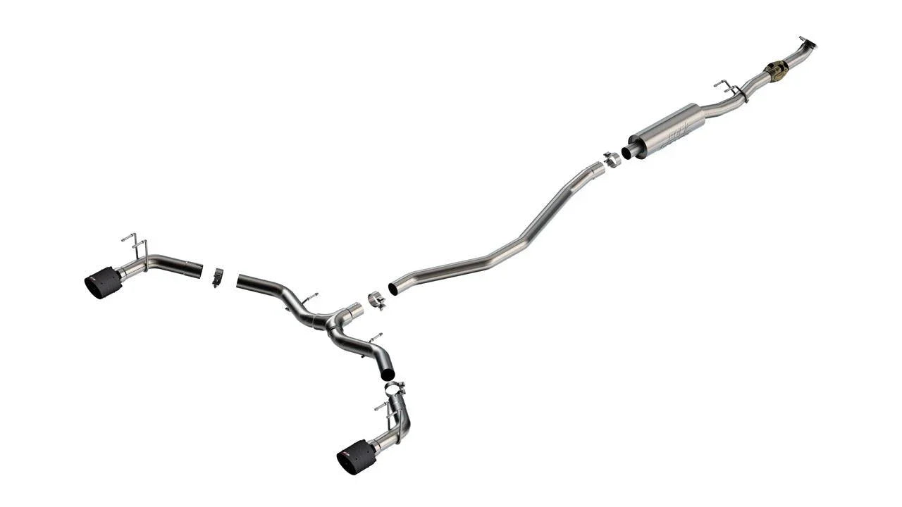 Borla S-Type 1.5L Cat-back Exhaust System - 23+ Integra / 22+ Civic