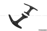 2015-2026 Ferrari Dry Carbon Fiber Paddle Shifters Carbonado (OE) | Fits F8, 488, Pista, 812, GTC4Lusso