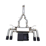 Valved Stainless Steel Catback Exhaust System for Jaguar F‑TYPE V8 5.0T
