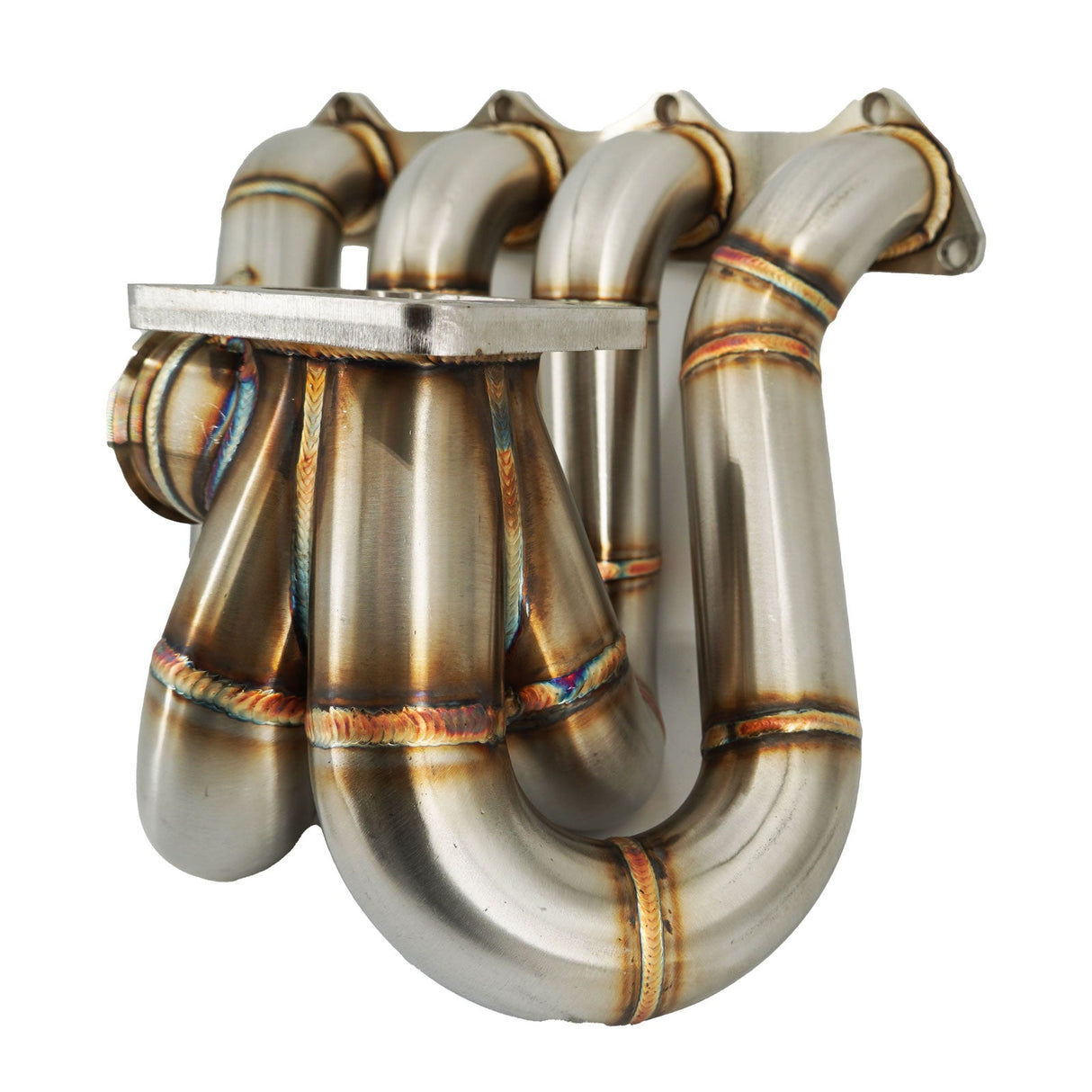 B Series T3 T4 Top Mount Turbo Manifold GSR Si B16 B18 B20 44mm For Civic Si DC2