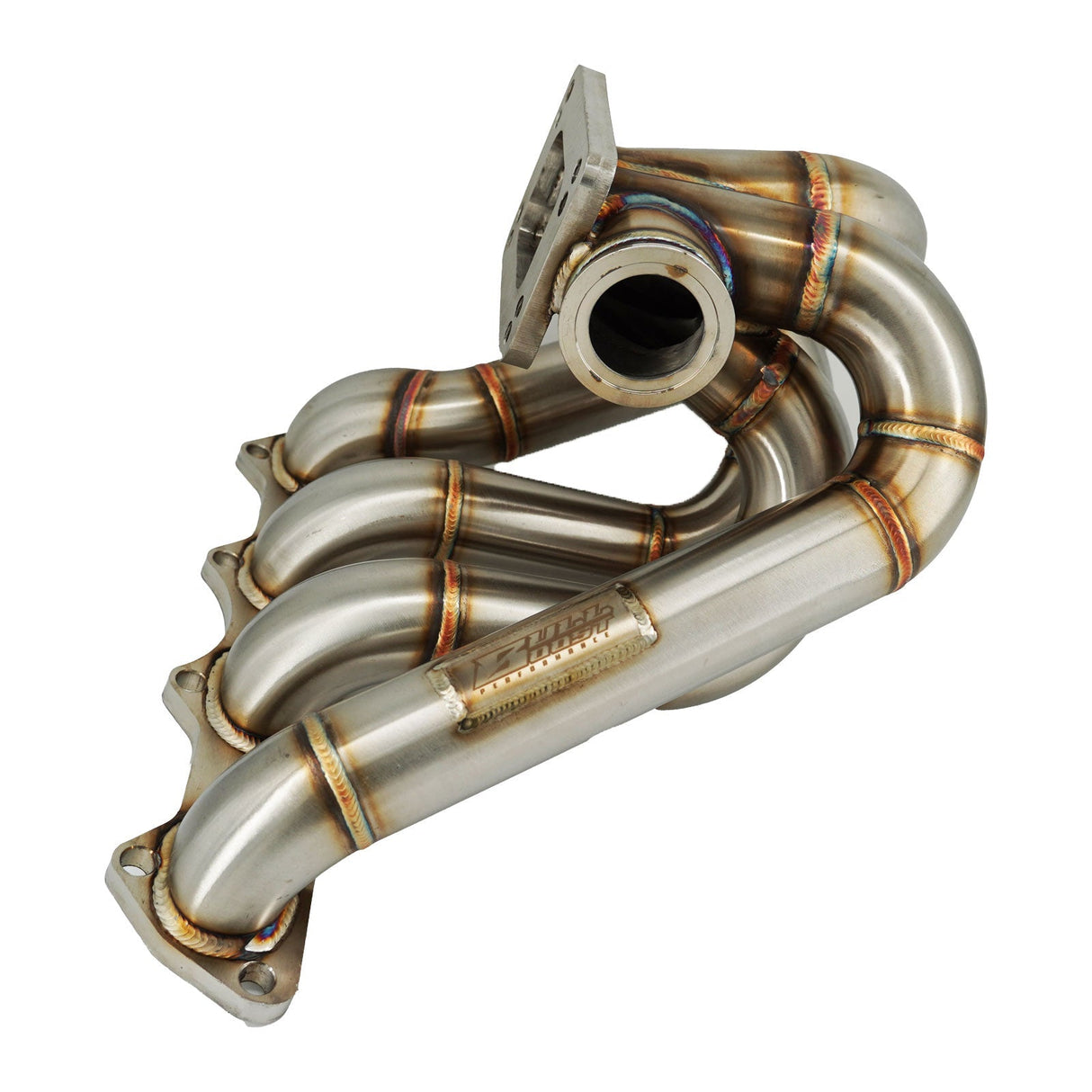 B Series T3 .82 Top Mount Turbo Manifold Kit GSR Si B16 B18 B20 44mm For Civic Si DC2