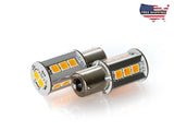 LED Amber Bulb Canbus S25 7507 PY21W Beta X1 Pair
