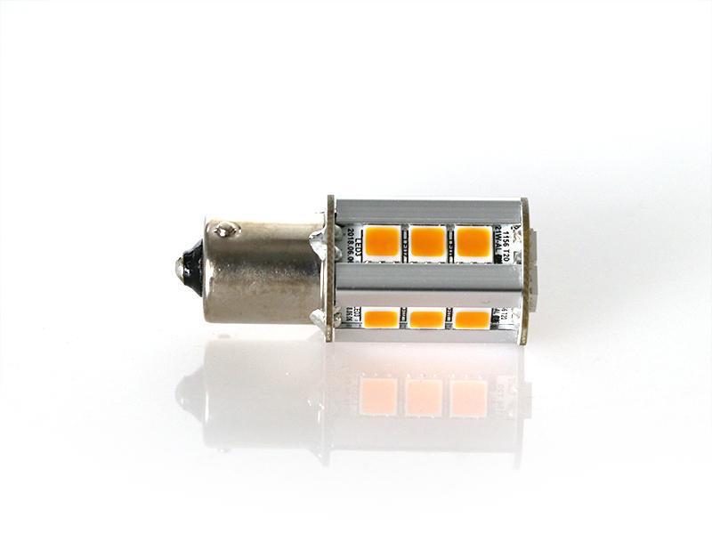 LED Amber Bulb Canbus S25 7507 PY21W Beta X1 Pair