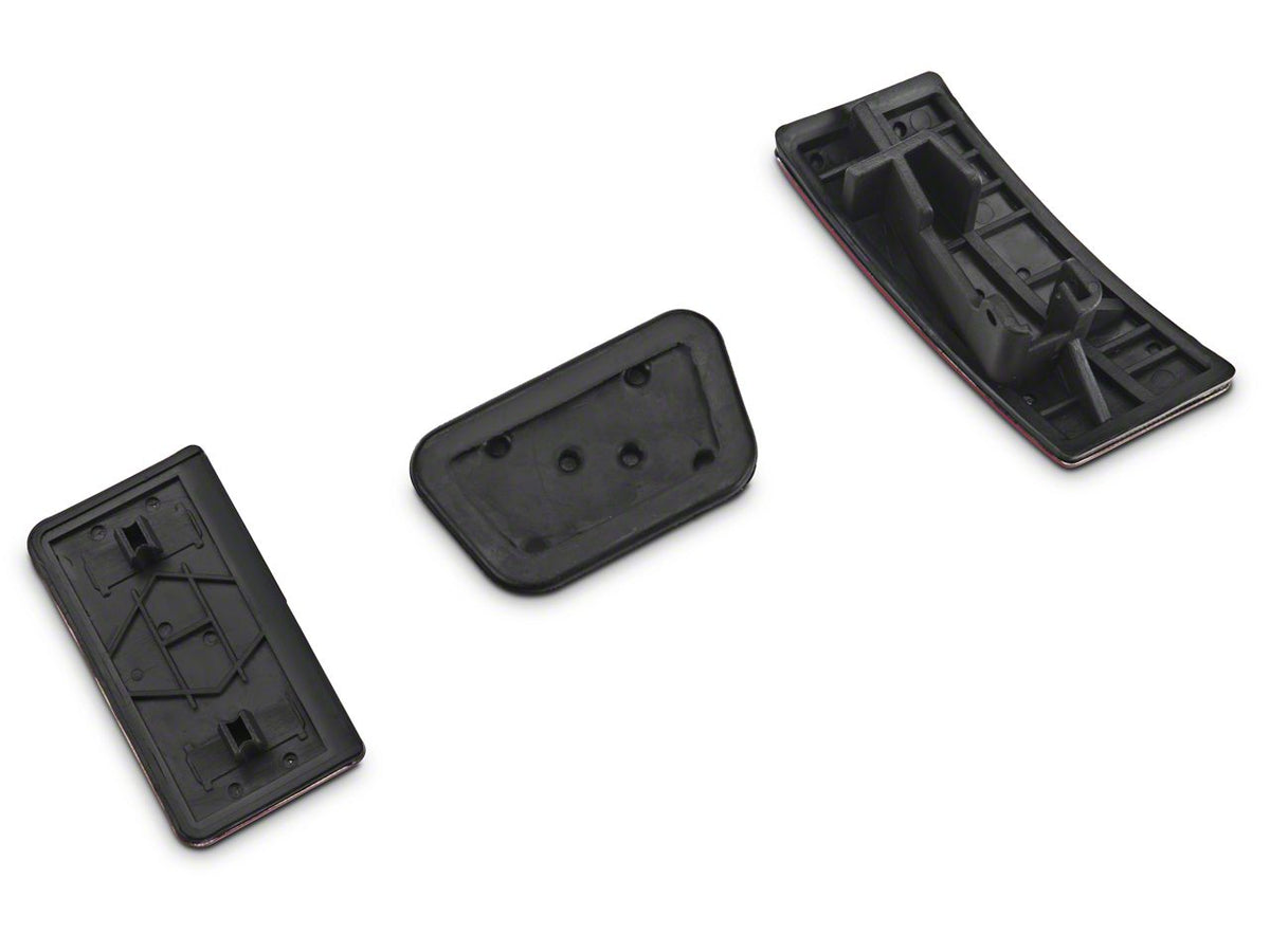 Speedform Modern Billet Bullitt Style Pedal Covers; Red (94-04 Mustang W/ Automatic Transmission)
