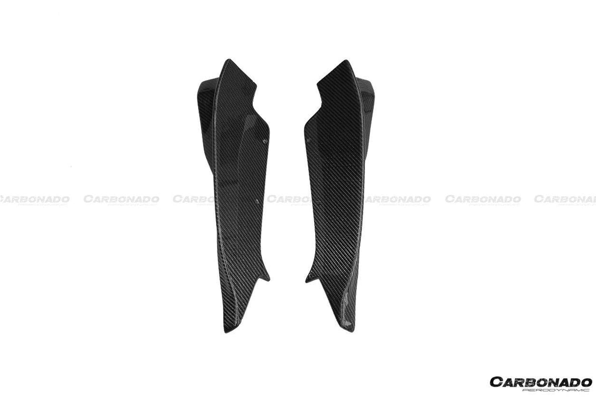 2008-2013 BMW E82 E88 1M RZ Style Carbon FIber Rear Bumper Cap Spiliter