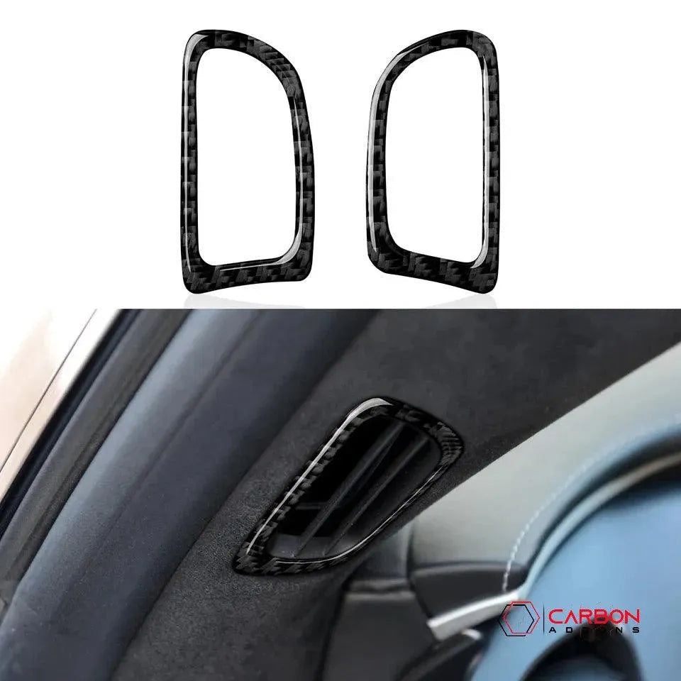 C7 Corvette 2014-2019 Carbon Fiber A-Pillar Vents Trim Overlay