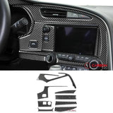C7 Corvette 2014-2019 Carbon Fiber Multimedia Dash Trim Overlay