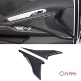 C8 Corvette 2020+ Real Carbon Fiber Lower Door Panel Trim Cover