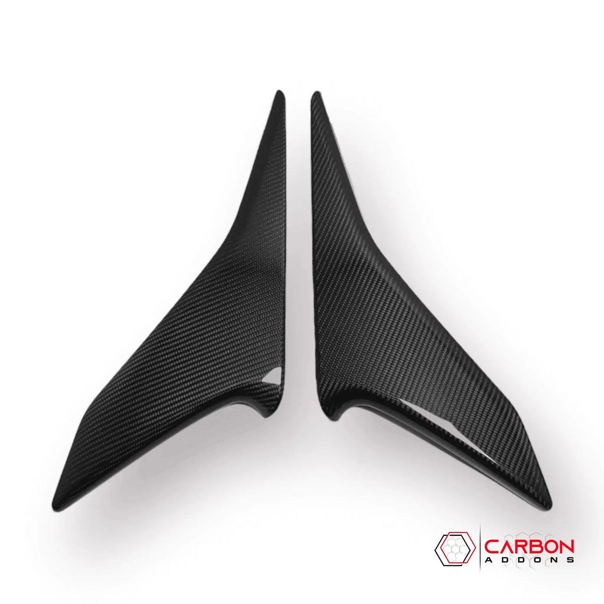 C8 Corvette 2020+ Real Carbon Fiber Lower Door Panel Trim Cover