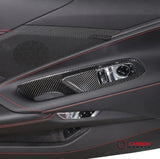 C8 Corvette 2020+ Real Carbon Fiber Window Switch Trim Cover