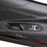 C8 Corvette 2020+ Real Carbon Fiber Window Switch Trim Cover