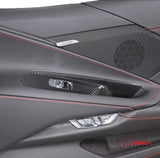 C8 Corvette 2020+ Real Carbon Fiber Window Switch Trim Cover