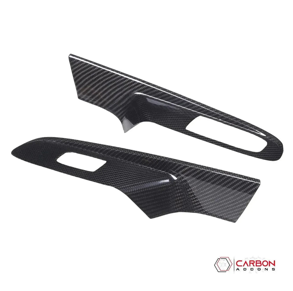 C8 Corvette Real Carbon Fiber Window Switch Trim Covers | Interior Overlay (2020–2026)