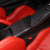 C8 Corvette Carbon Fiber Center Console Lid Arm Rest Cover