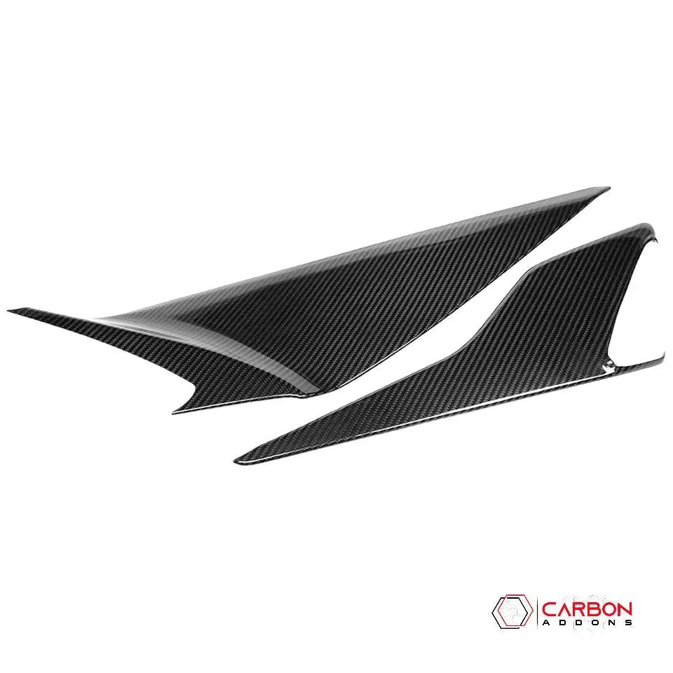 C8 Corvette Carbon Fiber Center Console Side Trim Covers