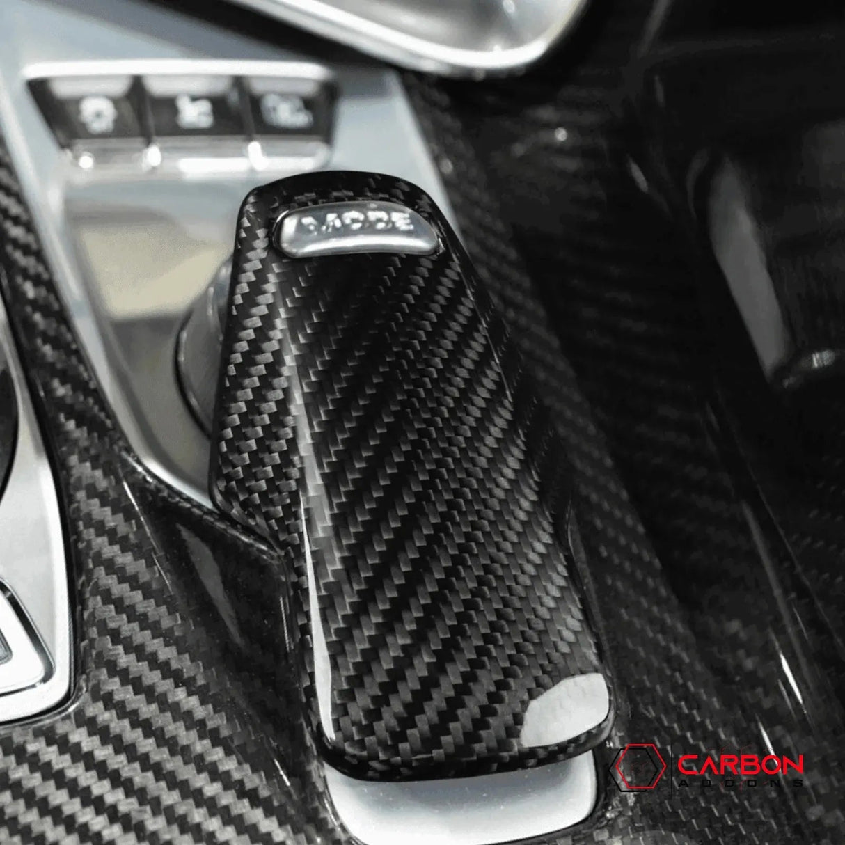 C8 CORVETTE CARBON FIBER MODE SELECT INTERIOR TRIM COVER