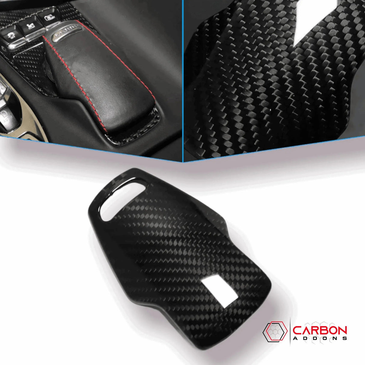 C8 CORVETTE CARBON FIBER MODE SELECT INTERIOR TRIM COVER