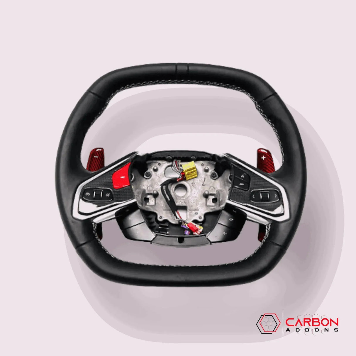 C8 Corvette Real Carbon Fiber Paddle Shifters | Direct Replacement (2020–2026)