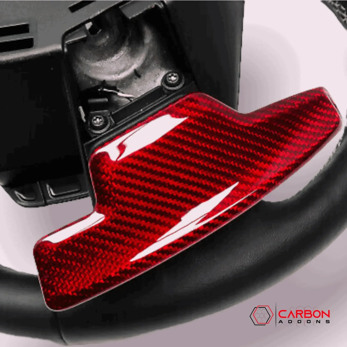 C8 Corvette Real Carbon Fiber Paddle Shifters | Direct Replacement (2020–2026)