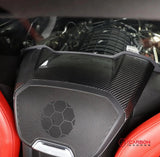 C8 Corvette Carbon Fiber Waterfall Speaker Upper Trim Cover