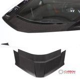 C8 Corvette Exterior Rear Lower Window Carbon Fiber Replacement Trim