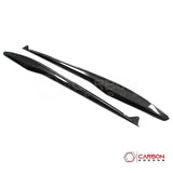 C8 Corvette Z06 & E-Ray DRY Carbon Fiber Side Skirts | 2023–2026 Real Dry Carbon OEM Fit