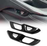 [Set] C8 Corvette Real Carbon Fiber Lock Trim Cover