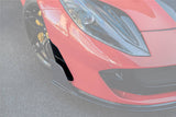 2017-2026 Ferrari 812 Superfast GTS MSY Style DRY Carbon Fiber Front Bumper Side Vents