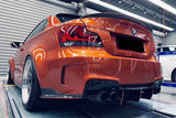 2008-2013 BMW E82 E88 1M RZ Style Carbon FIber Rear Lip